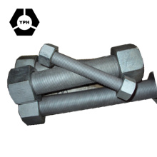 Болт шпильки / резьбовые штоки ASTM A193-B7 с шестигранной гайкой A194 2h